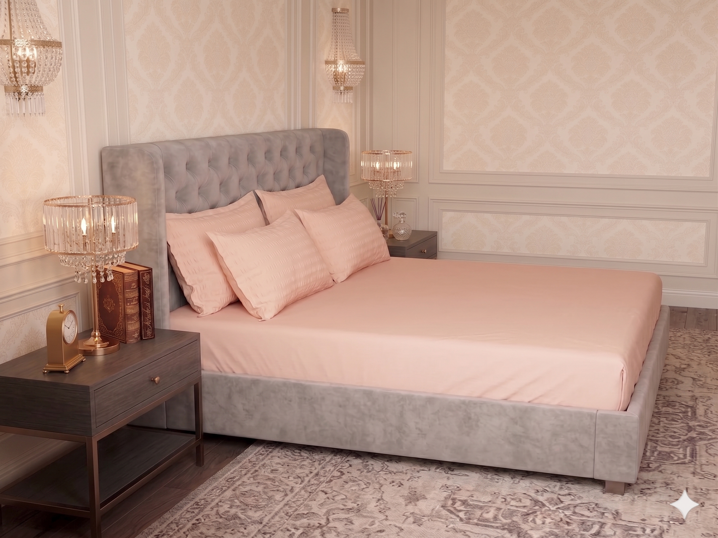 Ballet Blush - Cotton Duvet Set - 6pcs