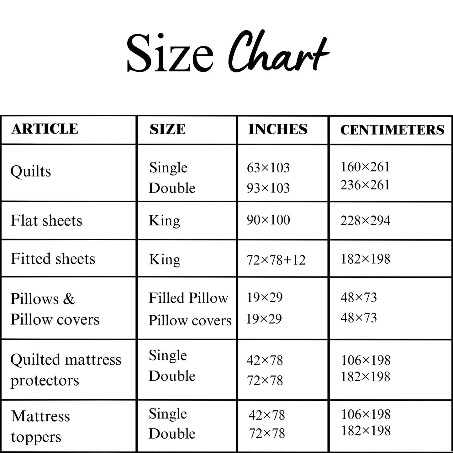 Single Mattress Topper