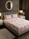 Pastel Petals - Fitted Print Bedsheet