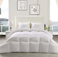 Plain White Quilt Double