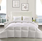 Plain White Quilt Double